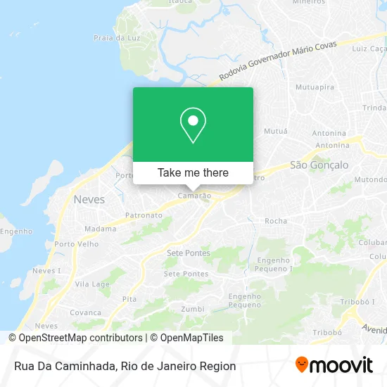 Rua Da Caminhada map