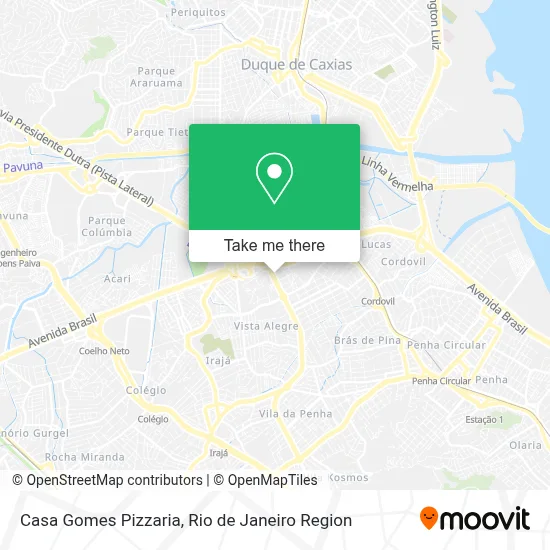 Casa Gomes Pizzaria map