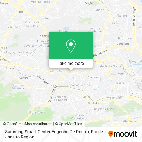 Samsung Smart Center Engenho De Dentro map