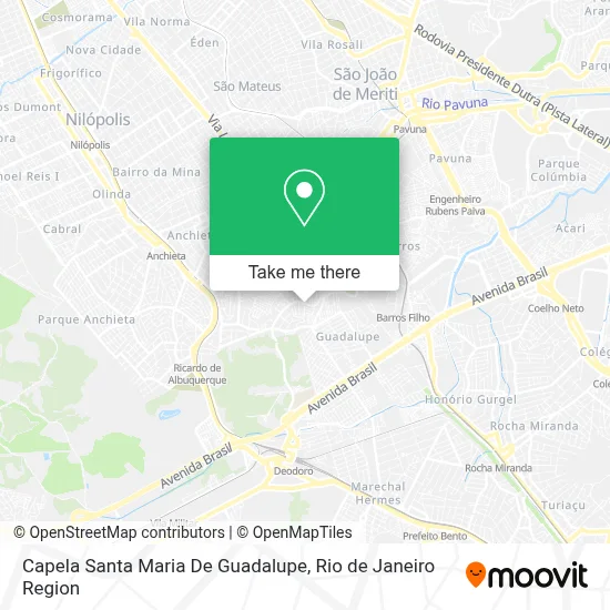 Capela Santa Maria De Guadalupe map