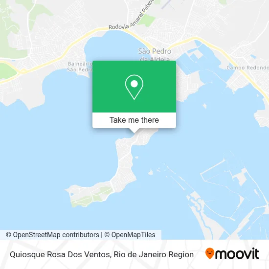 Quiosque Rosa Dos Ventos map