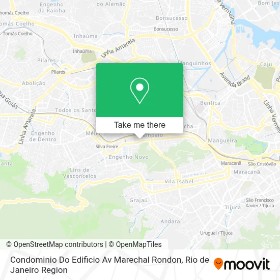 Condominio Do Edificio Av Marechal Rondon map