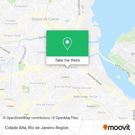 Cidade Alta map