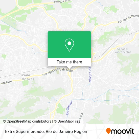 Extra Supermercado map