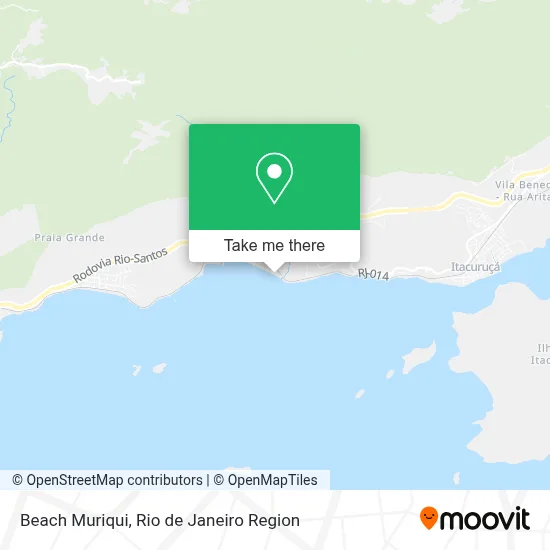 Beach Muriqui map