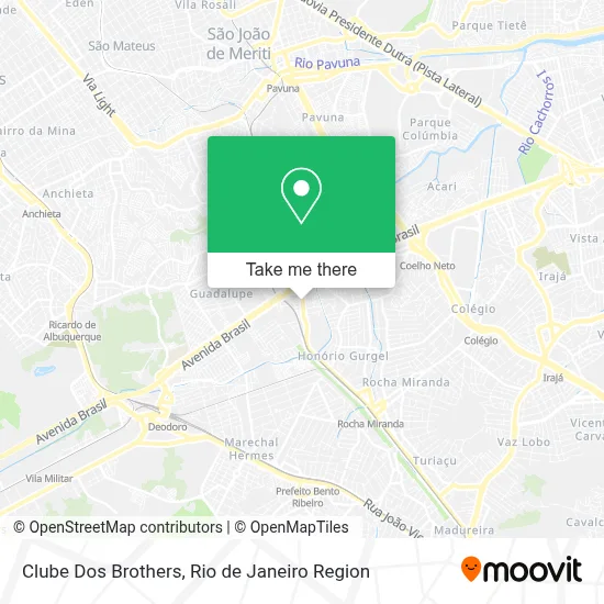 Clube Dos Brothers map