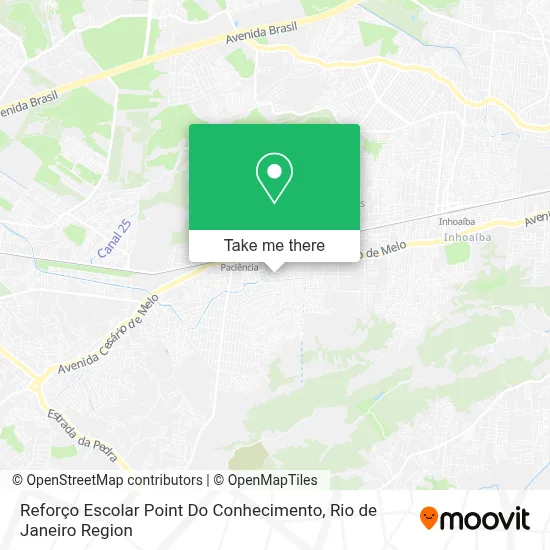 Reforço Escolar Point Do Conhecimento map