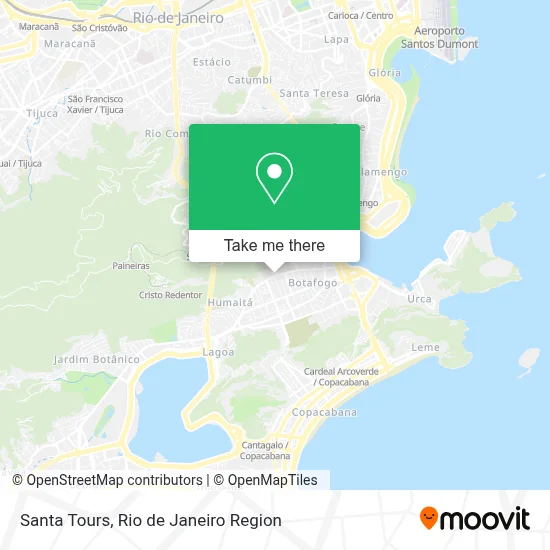Santa Tours map