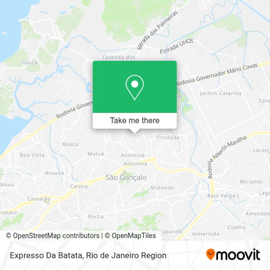 Expresso Da Batata map