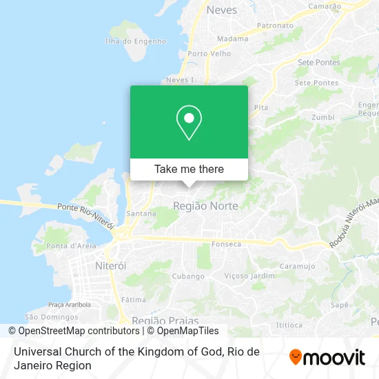 Igreja Universal Do Reino De Deus map