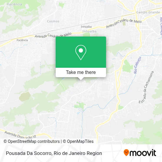 Pousada Da Socorro map