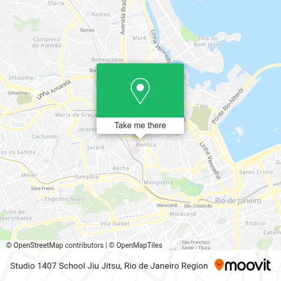 Studio 1407 School Jiu Jitsu map