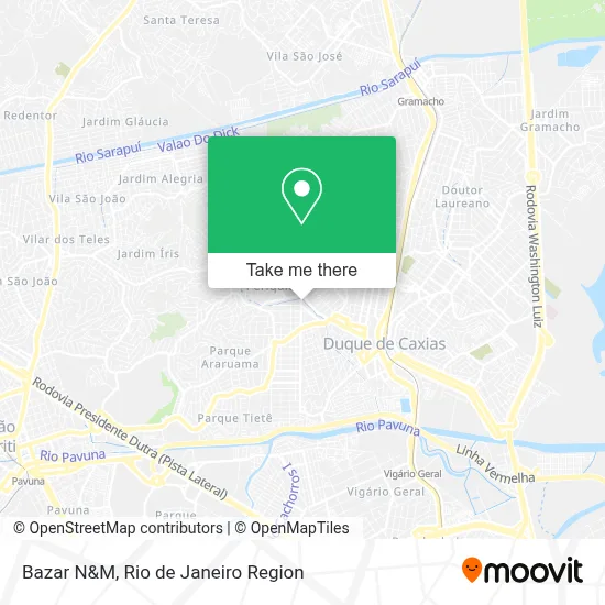 Bazar N&M map