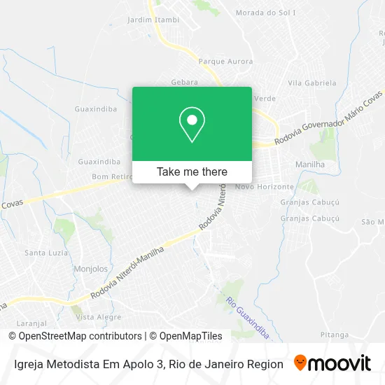 Igreja Metodista Em Apolo 3 map