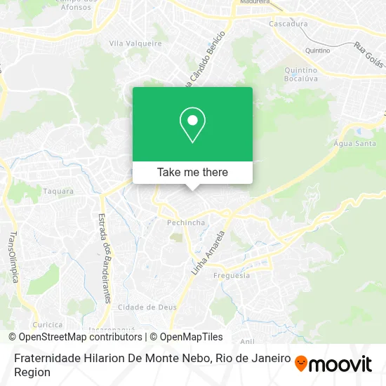 Fraternidade Hilarion De Monte Nebo map