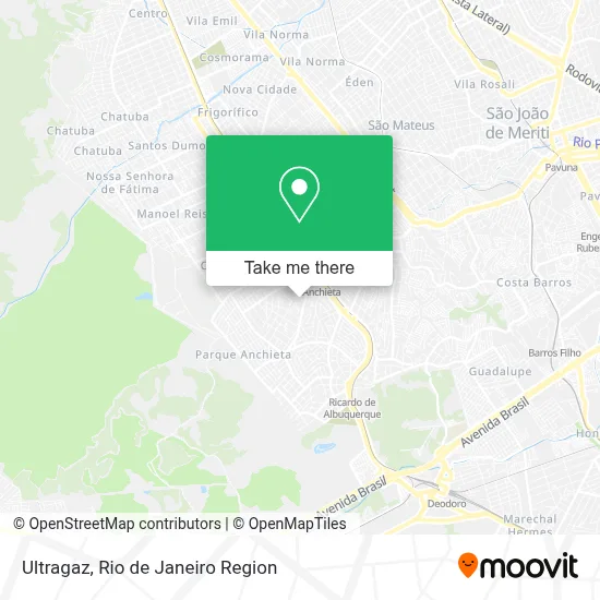 Ultragaz map