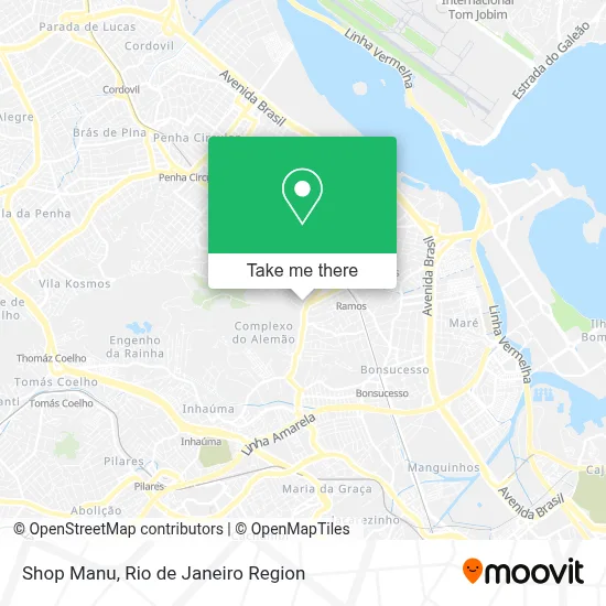 Shop Manu map
