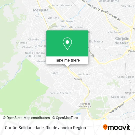 Cartão Solidariedade map