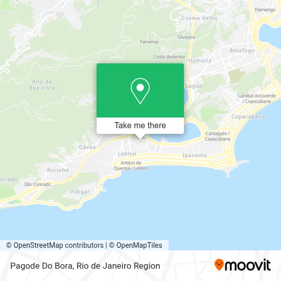 Pagode Do Bora map
