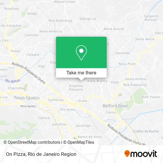 On Pizza map