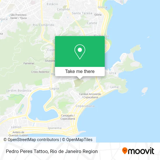 Pedro Peres Tattoo map