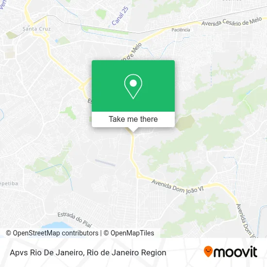 Apvs Rio De Janeiro map