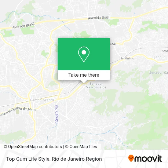 Top Gum Life Style map