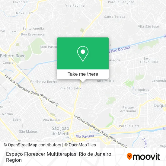 Espaço Florescer Multiterapias map
