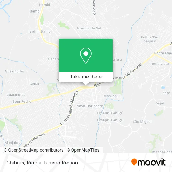 Chibras map