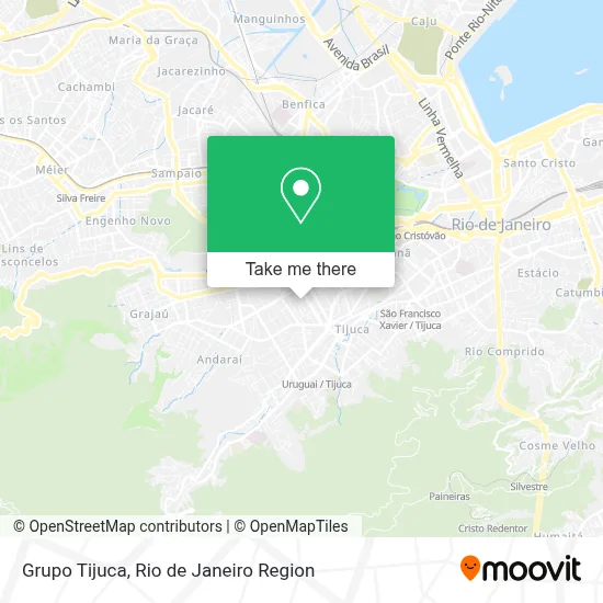 Grupo Tijuca map