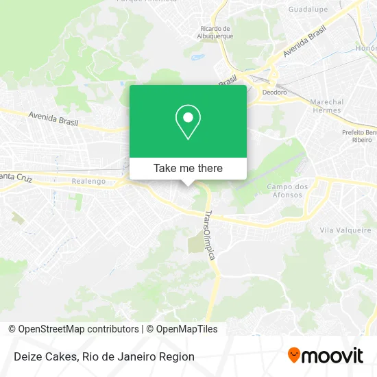 Deize Cakes map