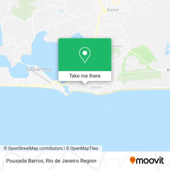 Pousada Barros map