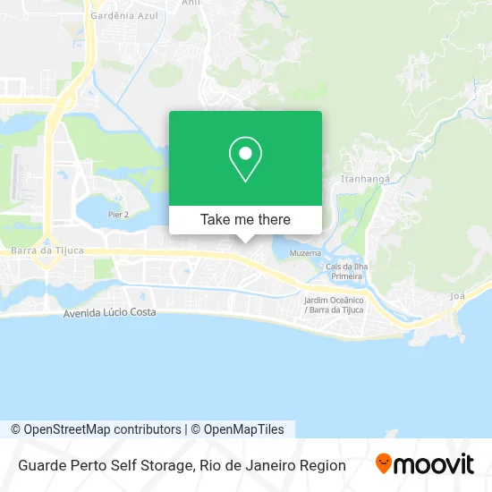 Guarde Perto Self Storage map