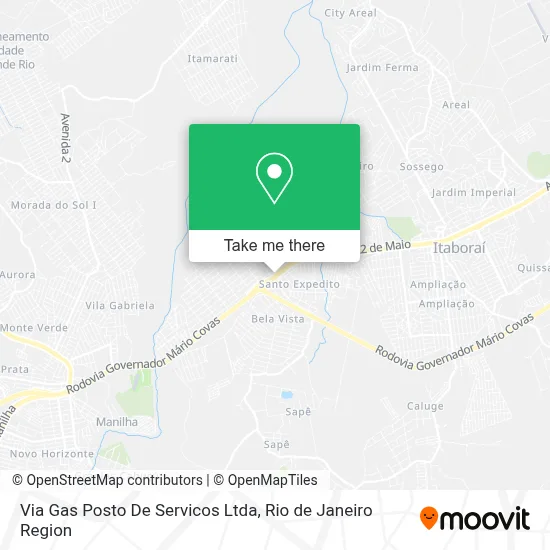 Via Gas Posto De Servicos Ltda map