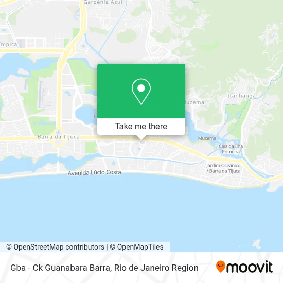 Gba - Ck Guanabara Barra map