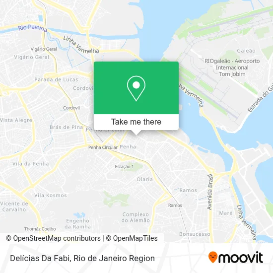 Delícias Da Fabi map