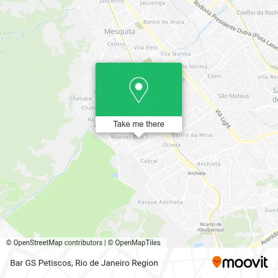 Bar GS Petiscos map