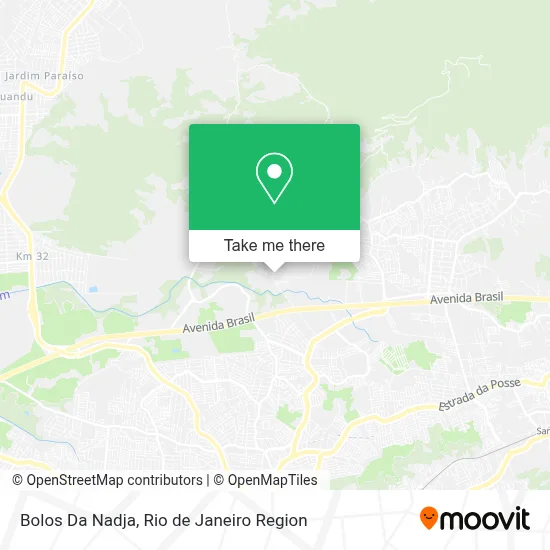 Bolos Da Nadja map