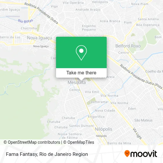 Fama Fantasy map