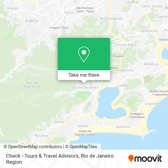 Check - Tours & Travel Advisors map