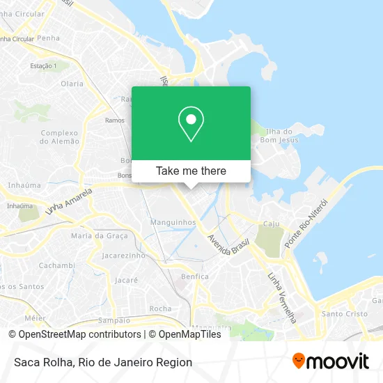 Saca Rolha map