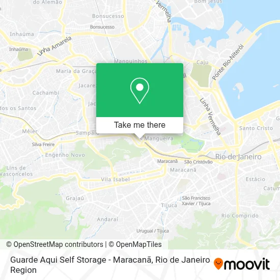 Guarde Aqui Self Storage - Maracanã map