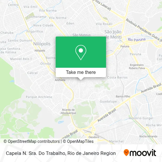 Capela N. Sra. Do Trabalho map