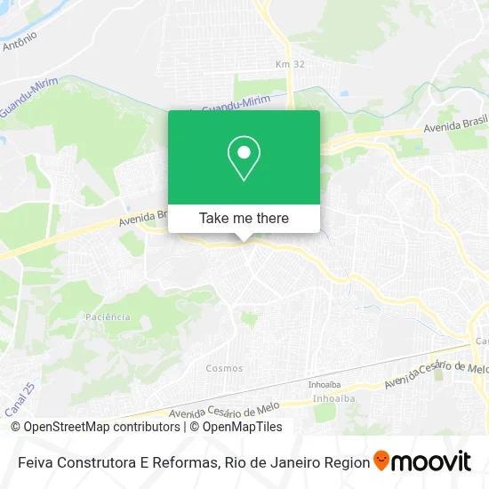 Feiva Construtora E Reformas map