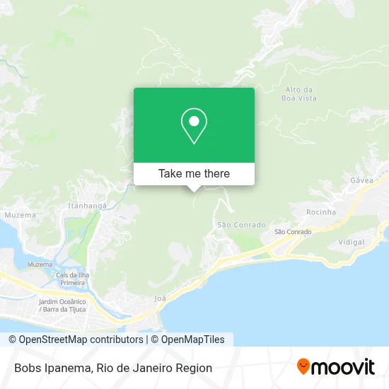 Bobs Ipanema map