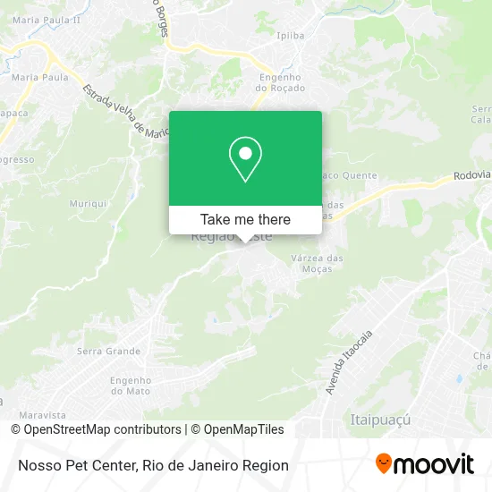 Nosso Pet Center map