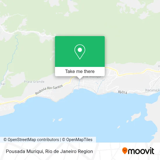Pousada Muriqui map