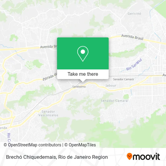 Brechó Chiquedemais map