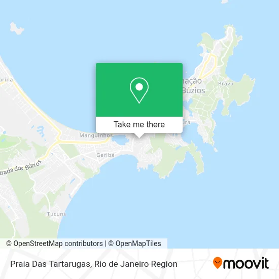Praia Das Tartarugas map