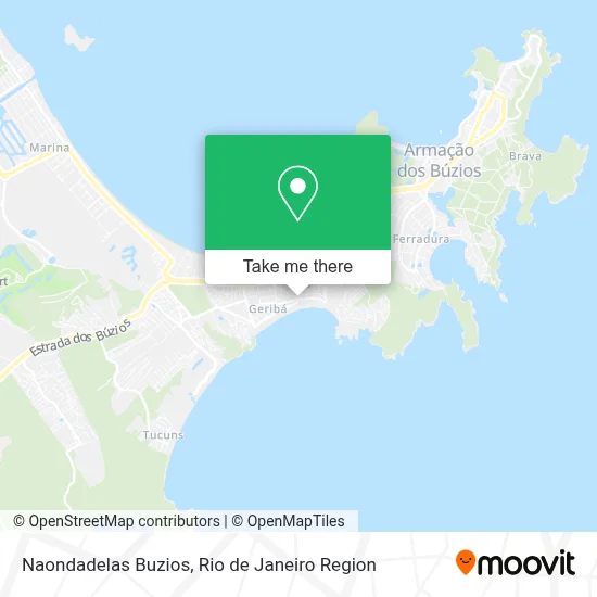 Naondadelas Buzios map